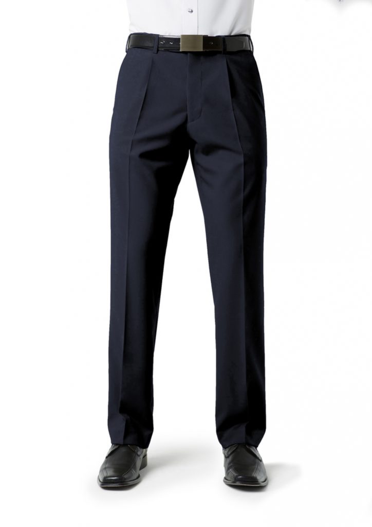 Classic Pleat Front Tailored Pant - Mens