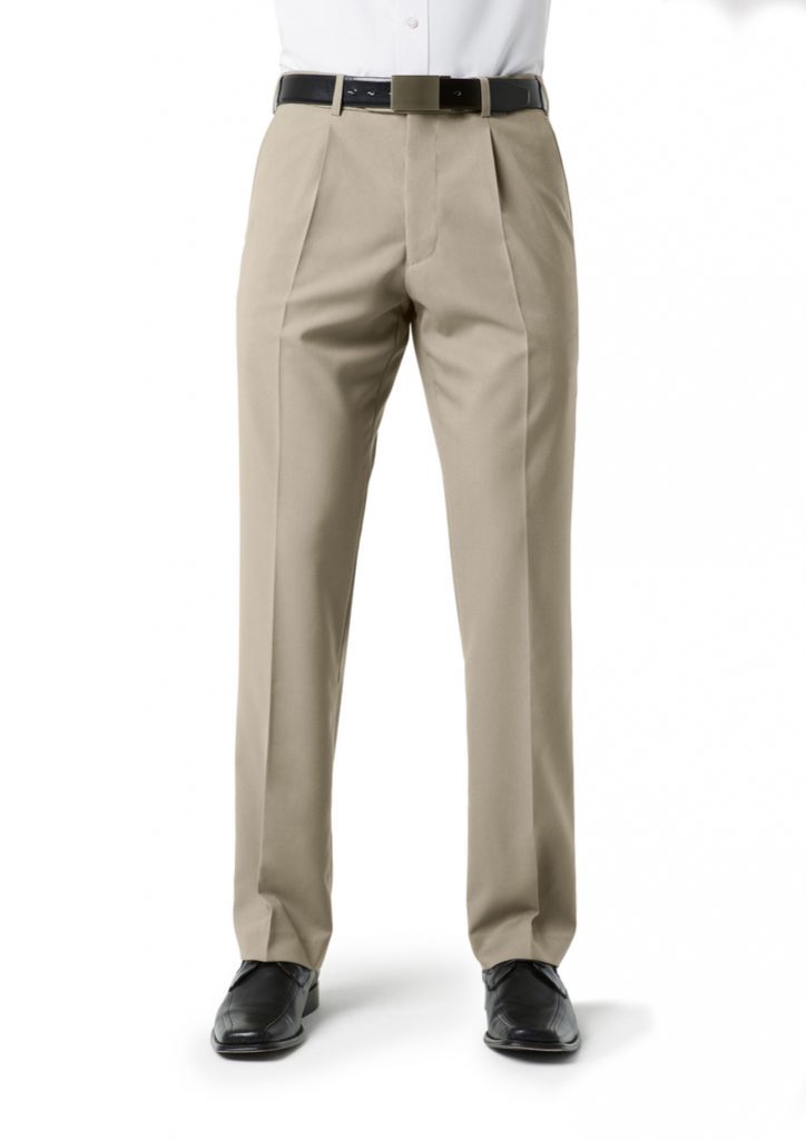 Classic Pleat Front Tailored Pant - Mens